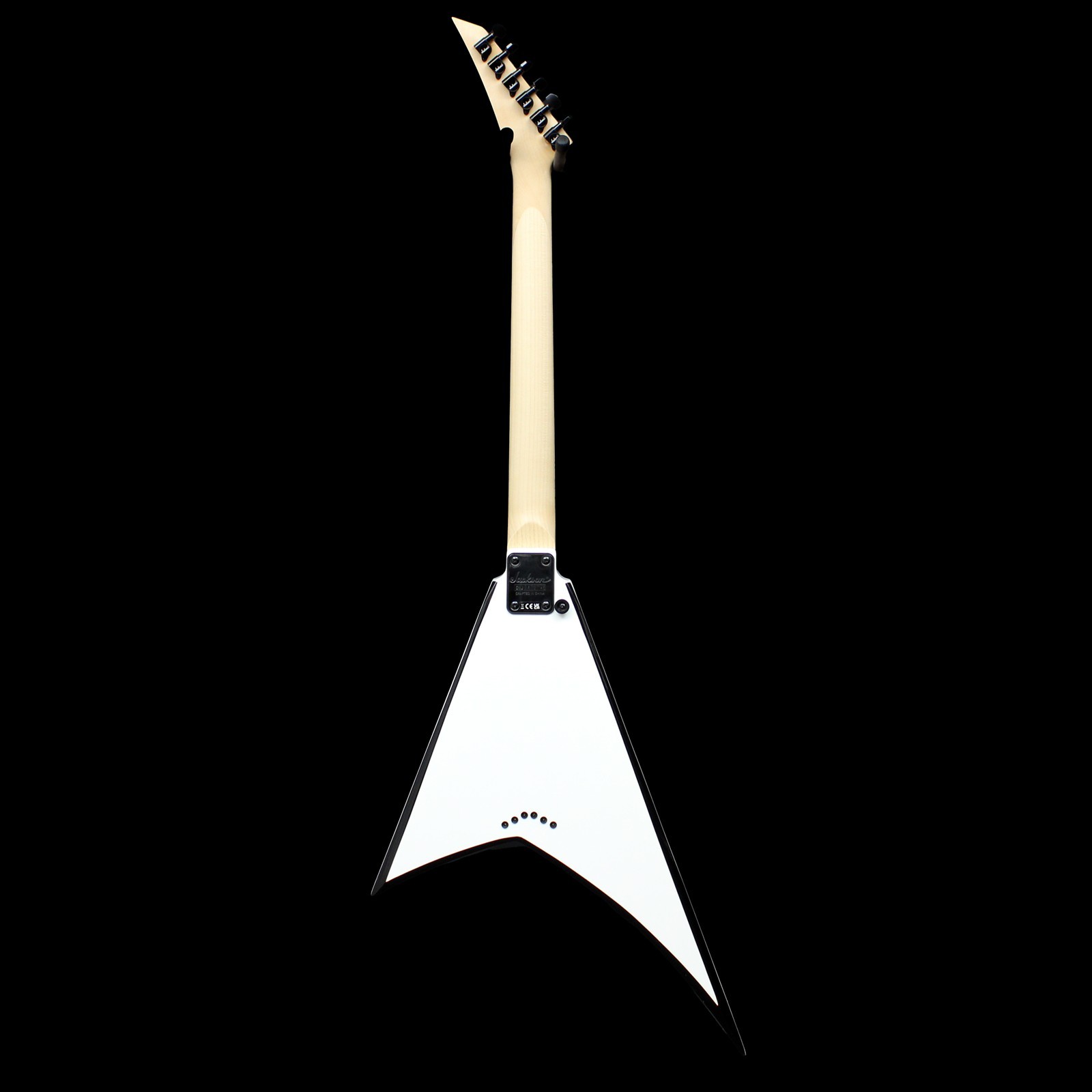Jackson JS32T Rhoads, Amaranth Fingerboard, White with Black Bevels