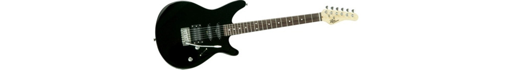 Rogue RR100 Rocketeer Electric Guitar Black