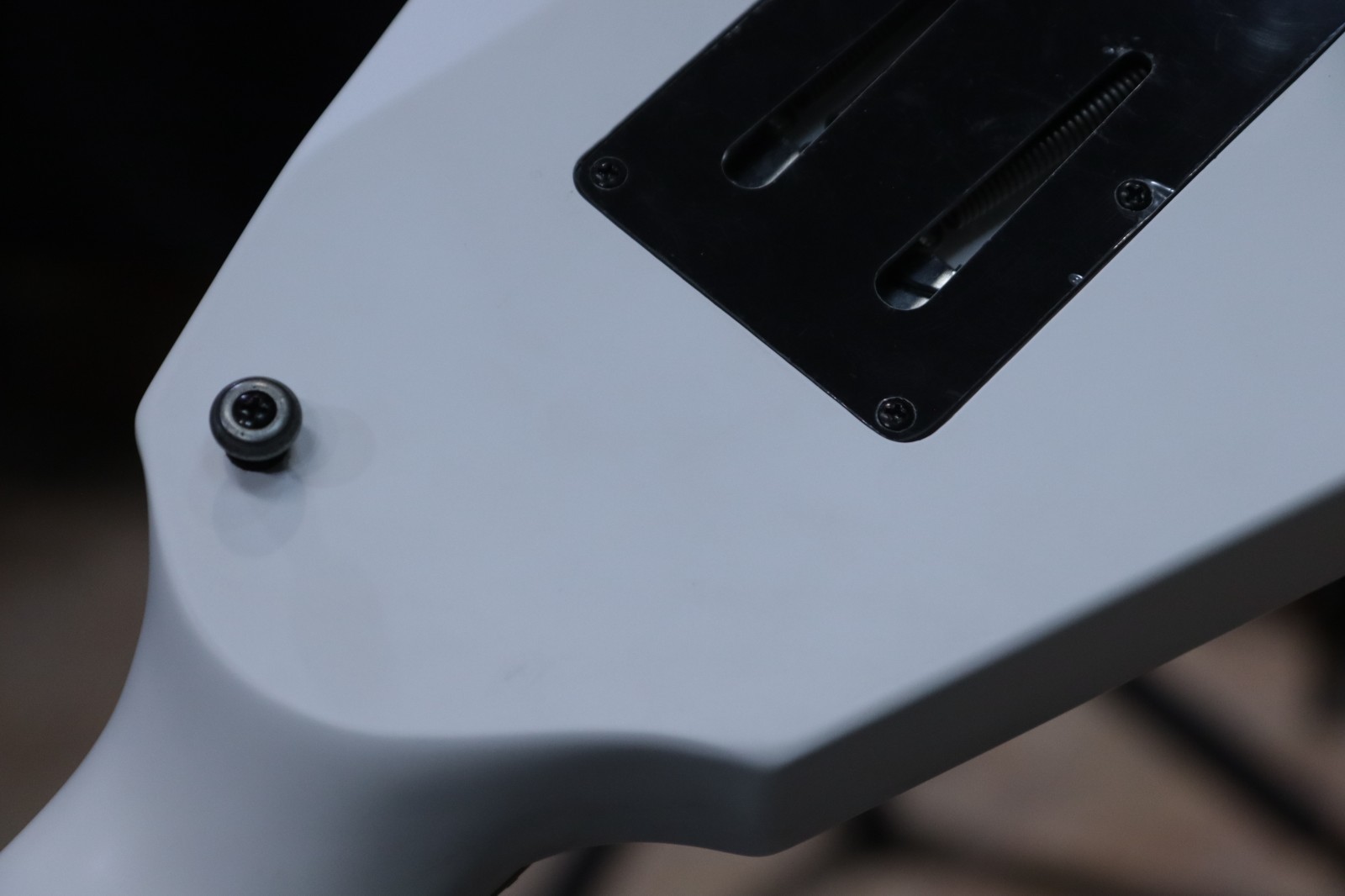 Schecter Randy Weitzel V-7 FR Satin White Floyd Rose 1500 Series Electric Guitar