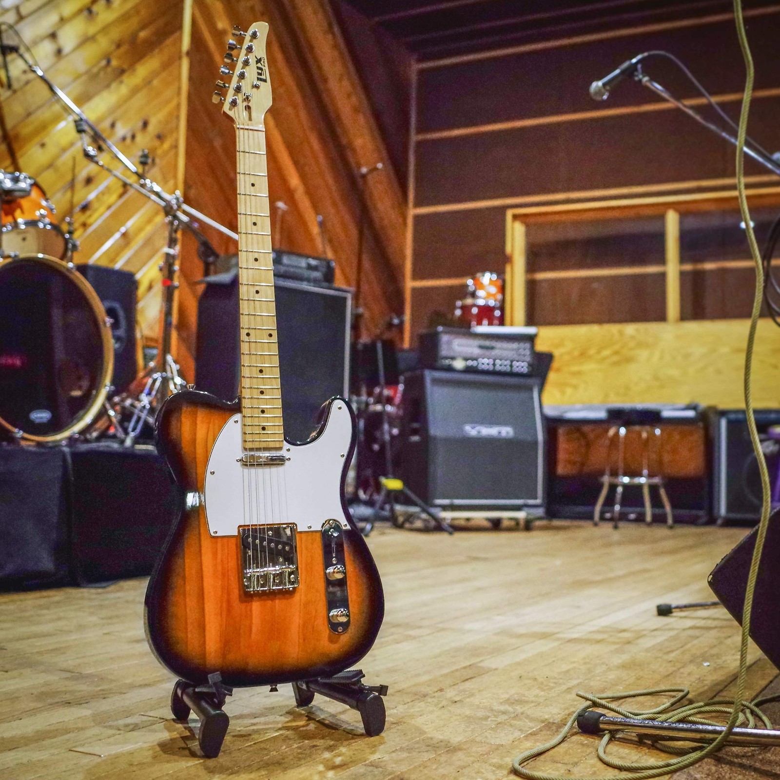 Electric Guitar 39” Full-Size Paulownia Wood Body, C-Shape Neck – Perfect