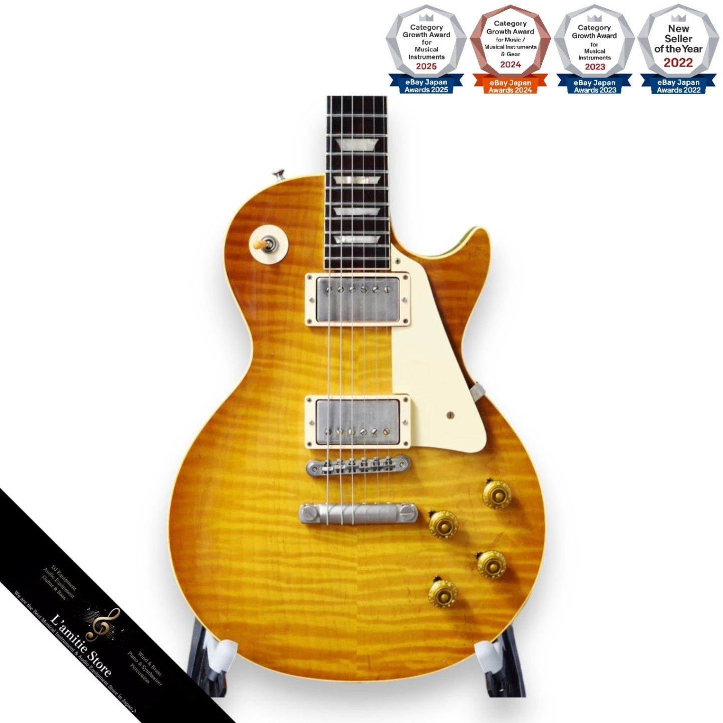 Gibson Historic Makeovers 1959 Les Paul Standard Reissue Jacaranda Neck Light 3