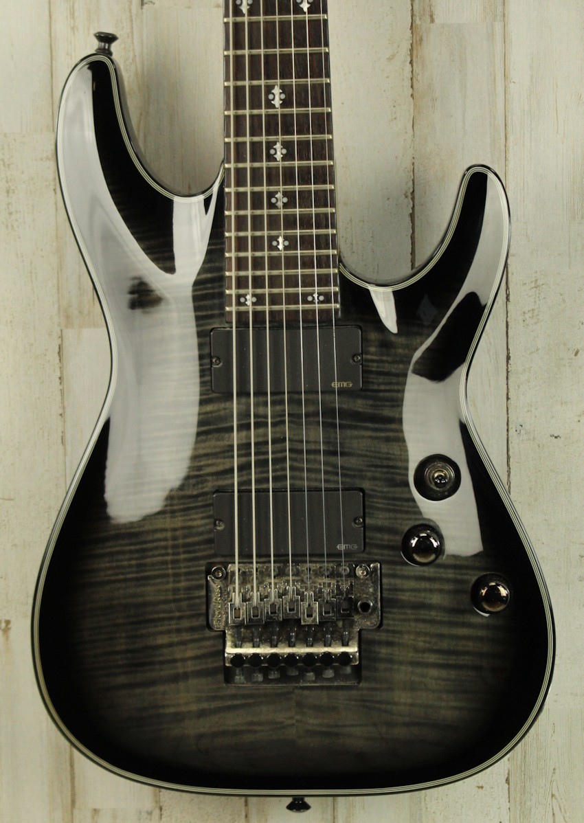 USED Schecter Diamond Series Damien Elite-7 FR (673)