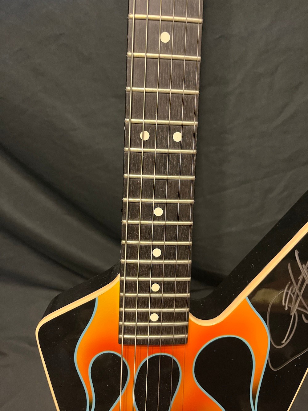 1983 Charvel USA Star Guitar Hot Rod Flame Owned by Paul Stanley of Kiss W/OHSC