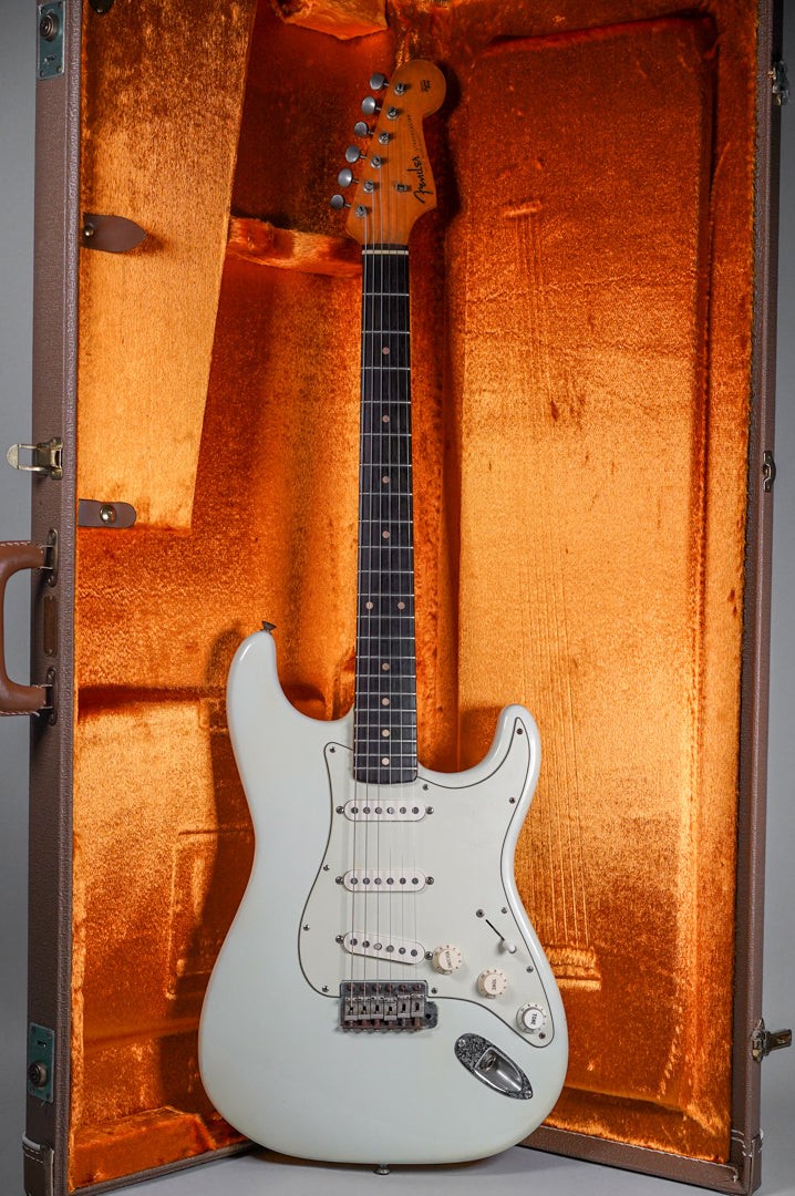 1959 Fender Stratocaster White Refin Vintage Electric Guitar w/HSC