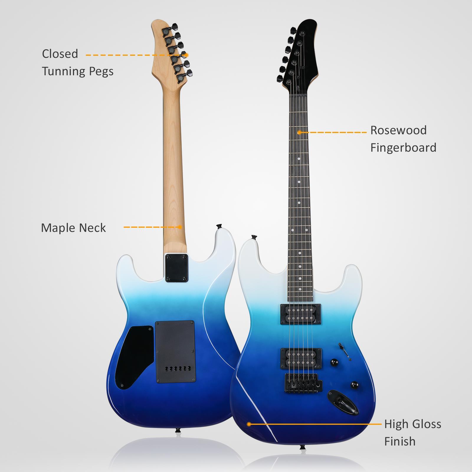 Ktaxon KST 39″ Full Size Electric Guitar 6 Strings School Band Beginner With Bag