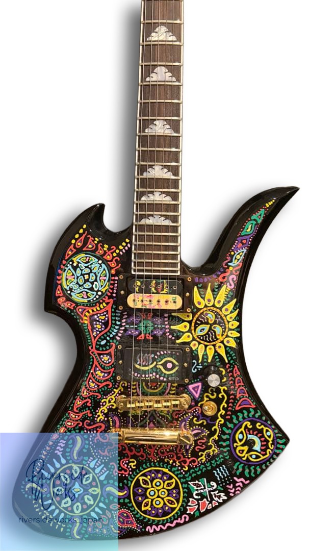 hide Guitar MG-450X MG-480X Custom Psyche Thru-Neck
