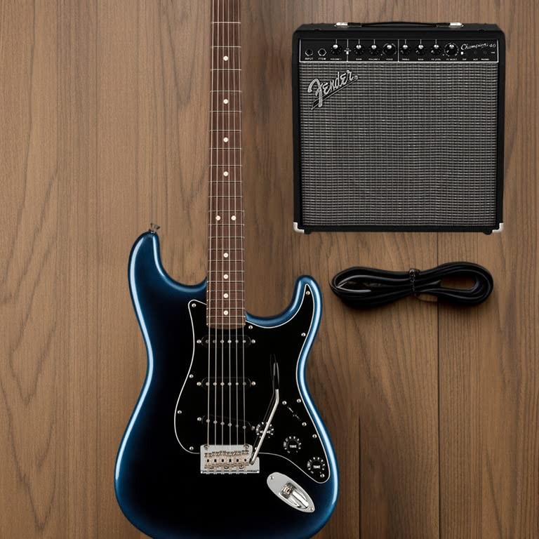 Fender American Professional II Stratocaster® Rosewood Fingerboard Dark Night