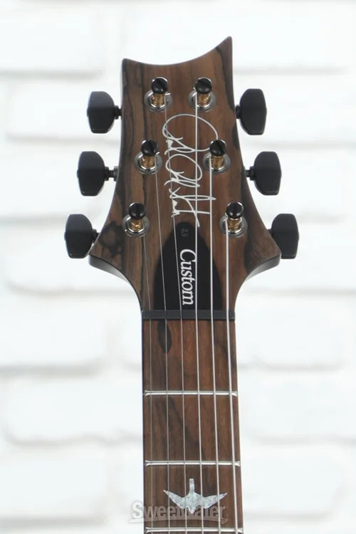 PRS Wood Library Custom 24 Left-handed 10-Top Electric Guitar – Orange Tiger