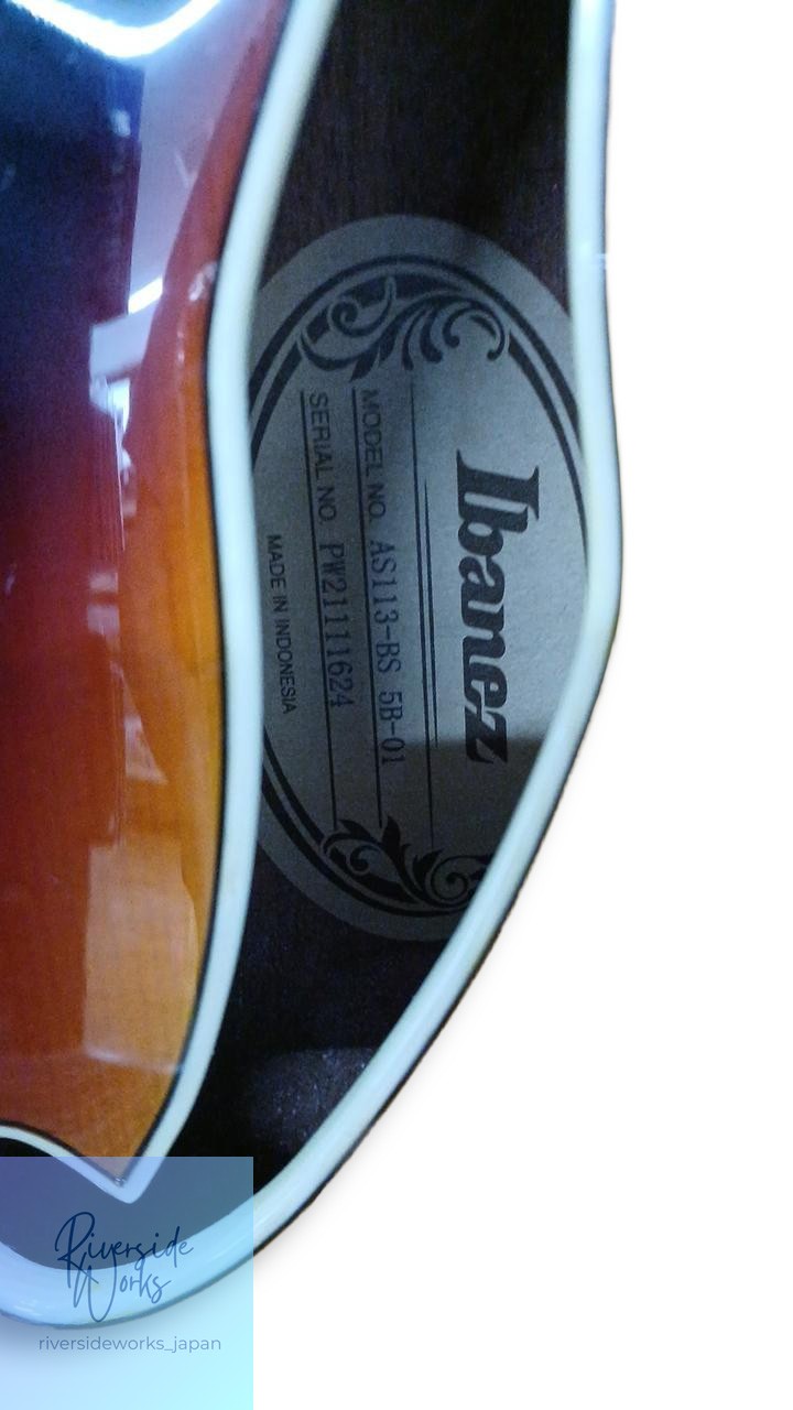 Ibanez AS113-BS Semi-Hollow Electric Guitar