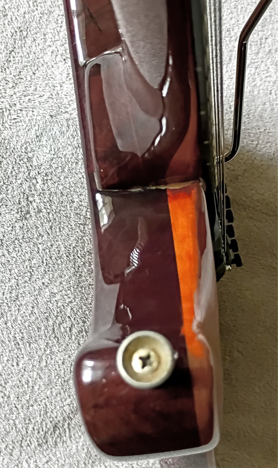 Washburn RS-10V 1987 (Korea) Mahogany/Flame Maple ~ Seymour Duncan ~ 600T ~OHSC