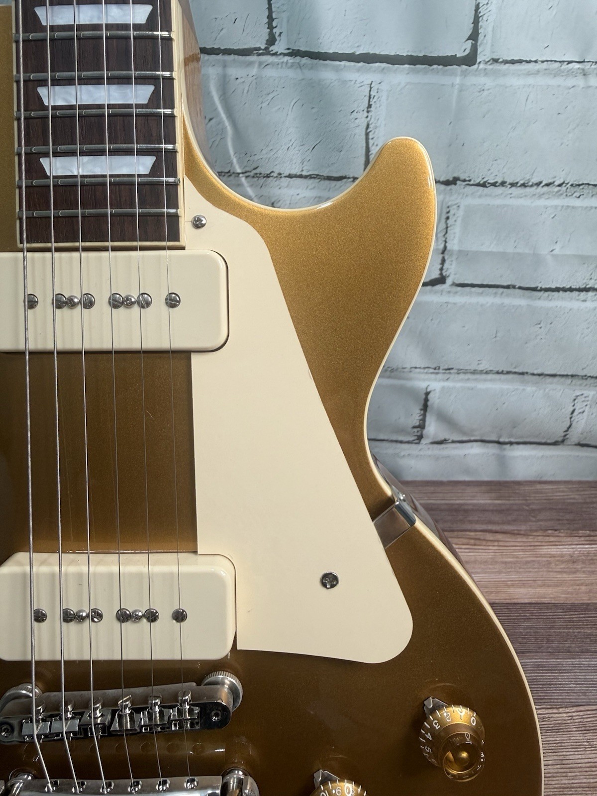 Gibson Les Paul Standard 50’s P90 Guitar Top – Goldtop Plek’d