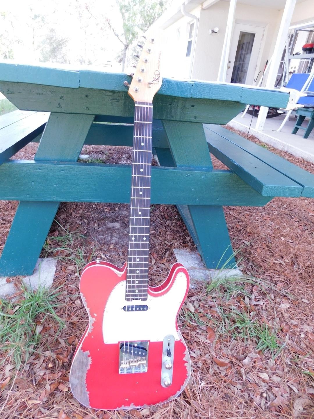 KGD Relic Tele, Roasted Neck,Alnico Pickups, Naked Neck Pickup,Capacitor Upgrade