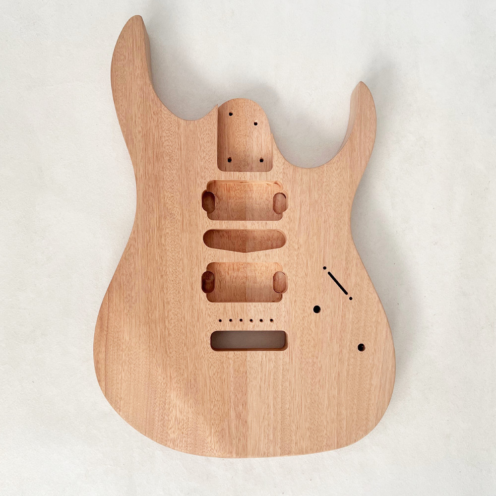 Clearance DIY 170 6 String Electric Guitar Kit Mahogany Body Humbucker Pickup