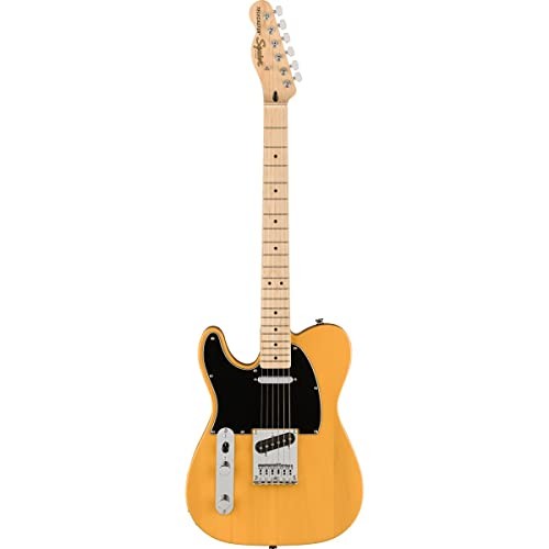 Squier Affinity Telecaster Electric Guitar Butterscotch Blonde Left-Handed
