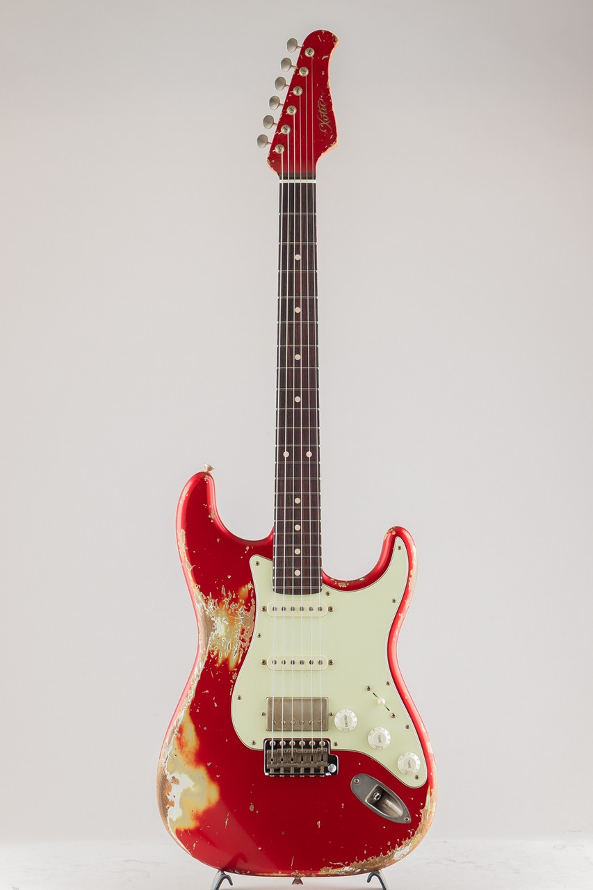 Xotic XSC-2 Candy Apple Red Heavy Aged Electric Guitar Used