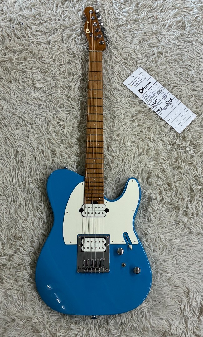 Charvel Pro-Mod So-Cal 2 24 HH HT CM, Caramelized Neck, Robin’s Egg Blue 7.10LBS