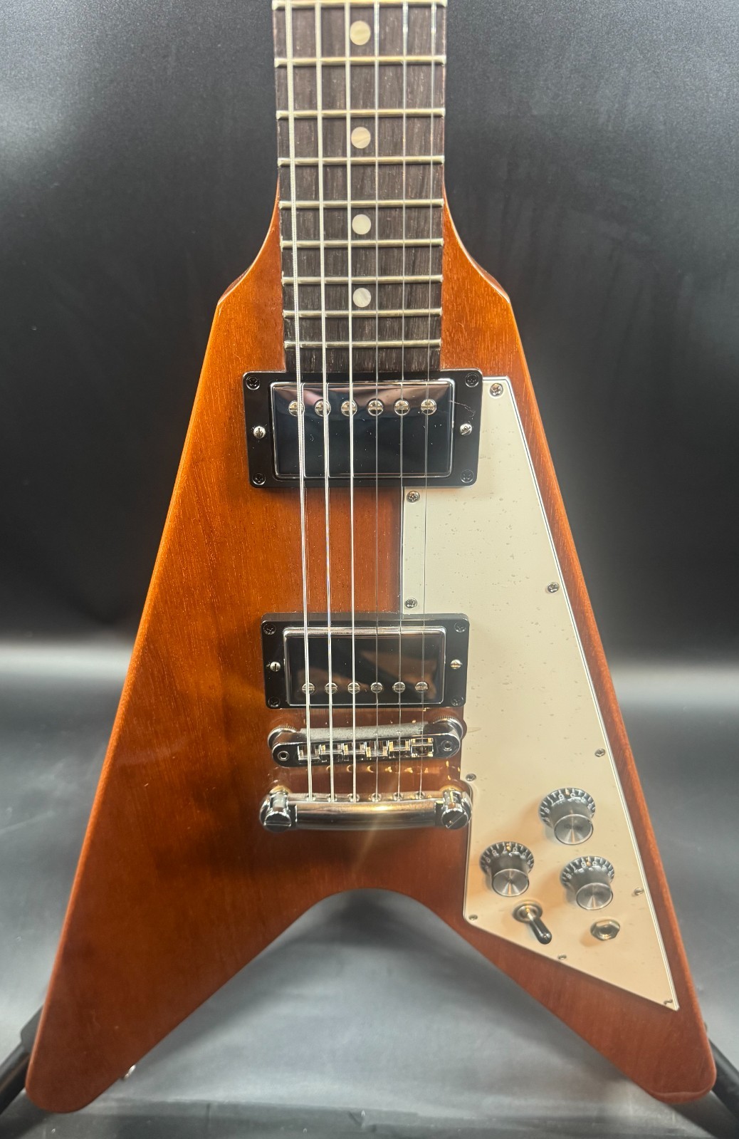 202 Gibson 70s Flying V, Antique Natural – Excellent Condition