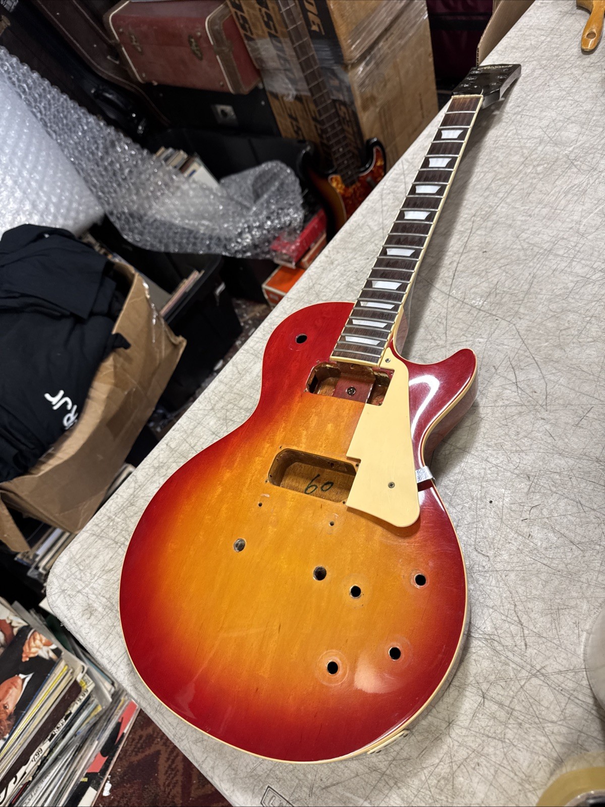 1970 Aria Pro II LS500-CH LP Style Electric Guitar MIJ Japan Husk Restore Build