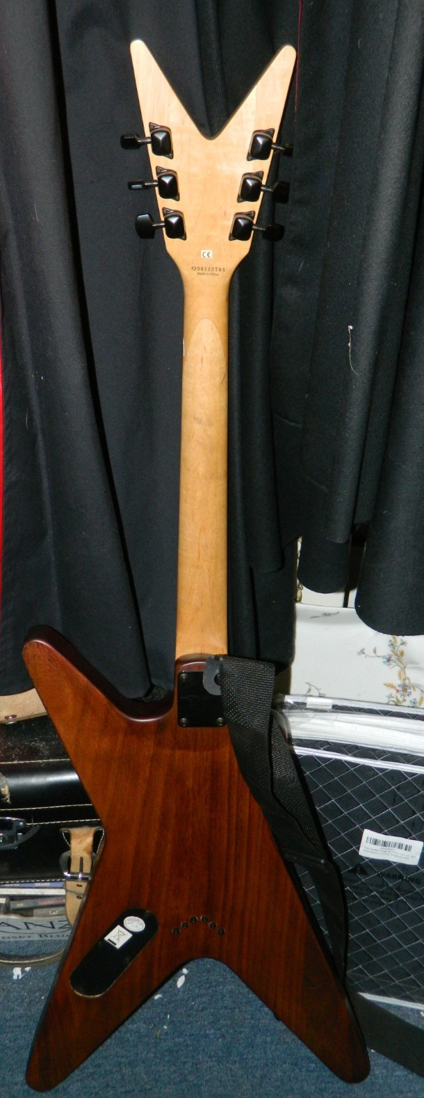 Vintage Dean MLX Mahogany Natural Finish Electric Guitar Excellent Condition