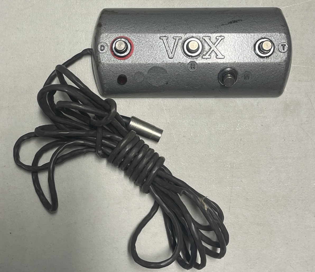 Vox 4-Button Footswitch 1960s Super Beatle Buckingham Royal Guardsman Viscount