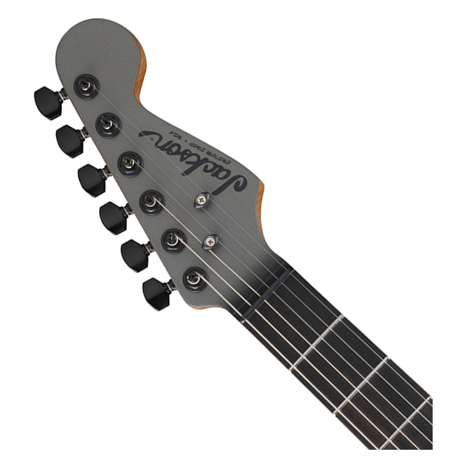 Used Jackson Custom Shop SS HSS HT Electric Guitar – Satin Pewter