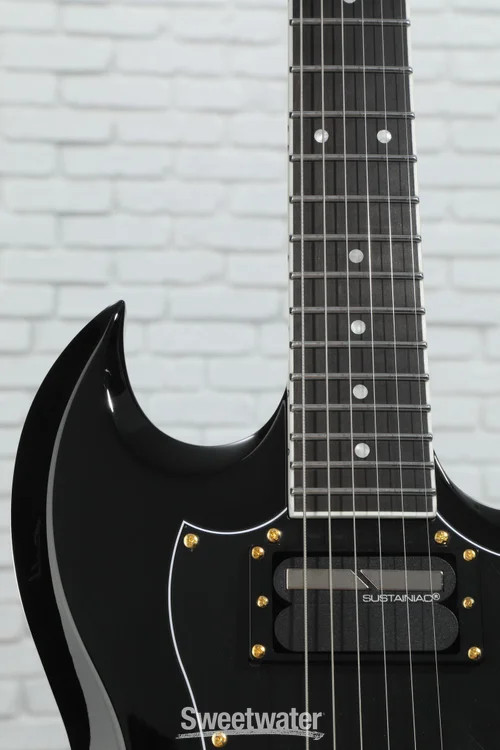 Schecter ZV-H6LLYW66D-S Zacky Vengeance Signature Electric Guitar – Gloss Black