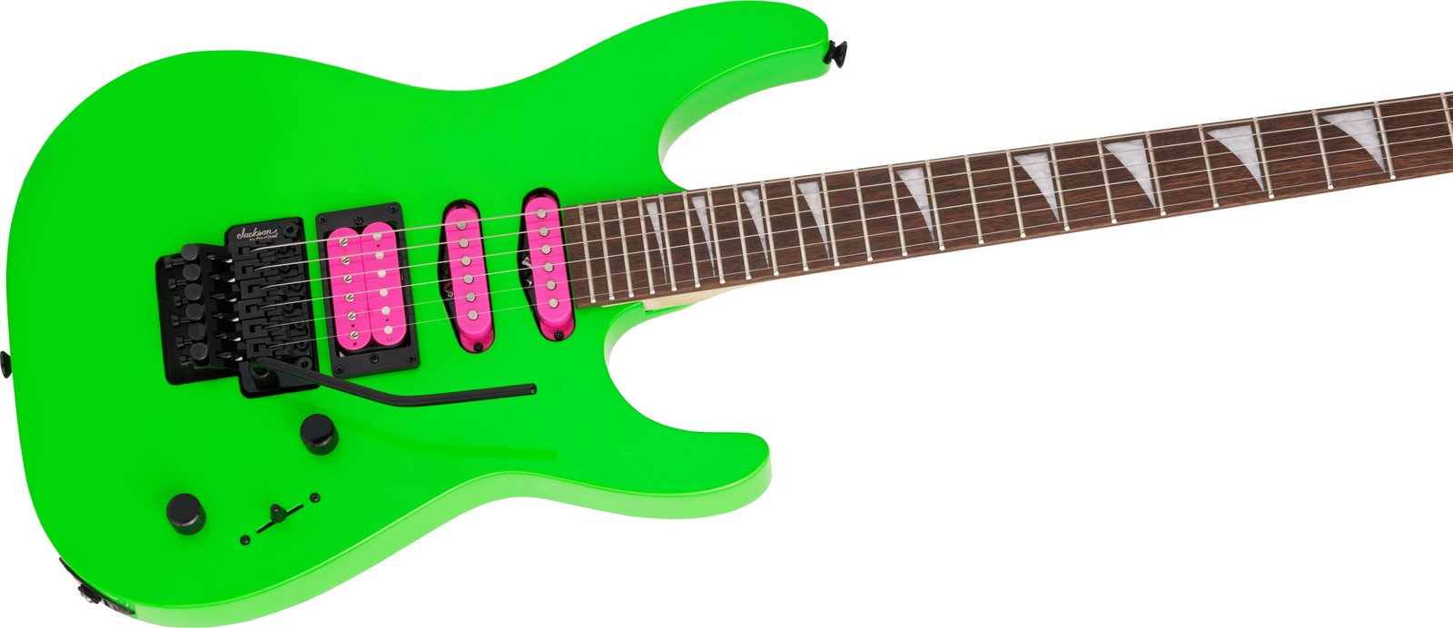 Jackson X Series Dinky DK3XR HSS Electric Guitar – Neon Green