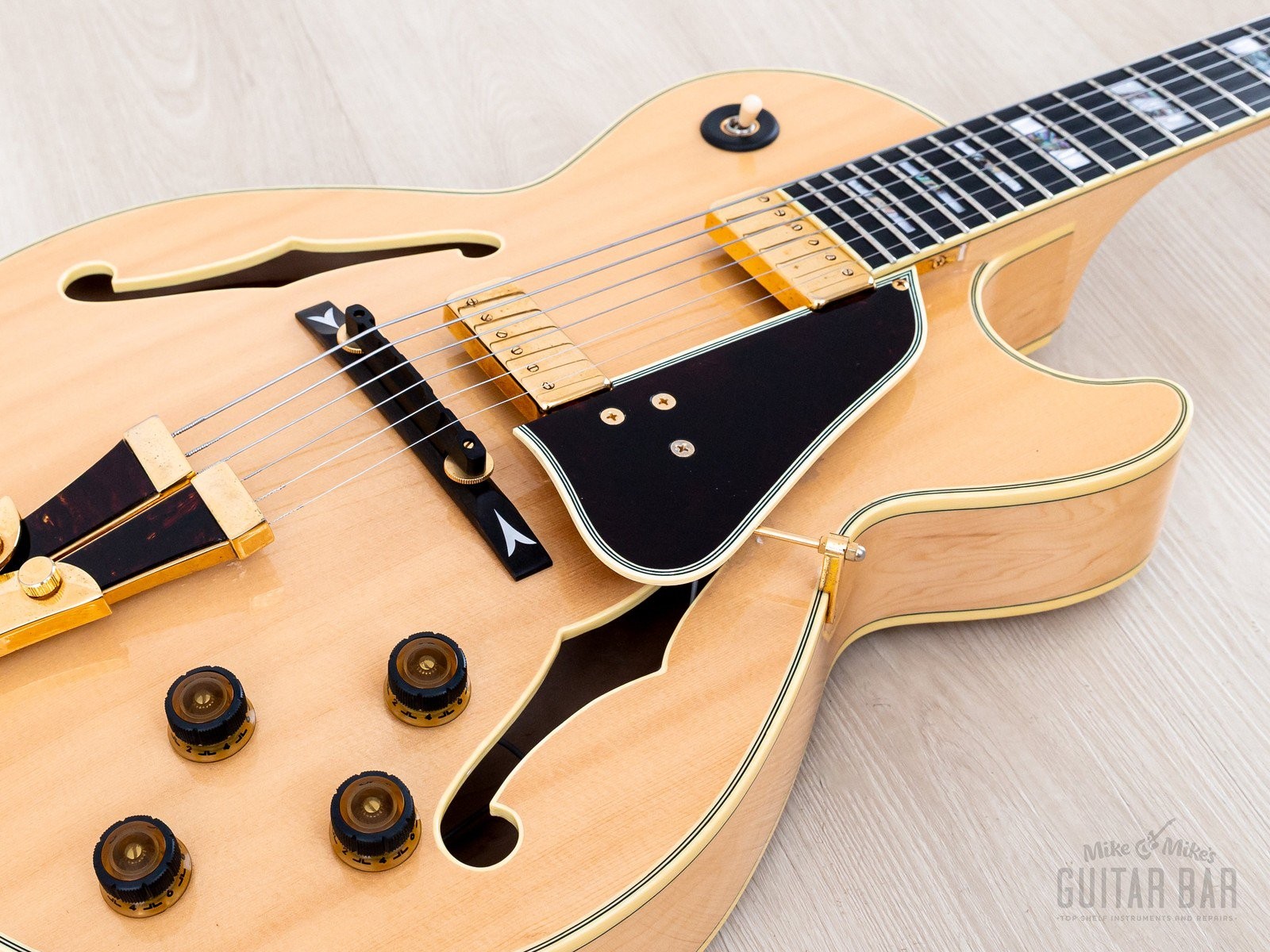 2001 Ibanez George Benson Signature GB10 Archtop Electric Guitar Natural