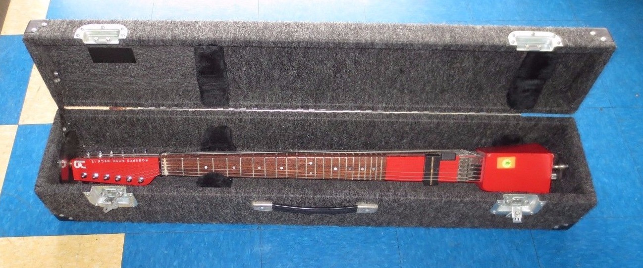 Roberts Roto-neck 12 Red Dual 6 string Electric Guitar Very Rare rotoneck