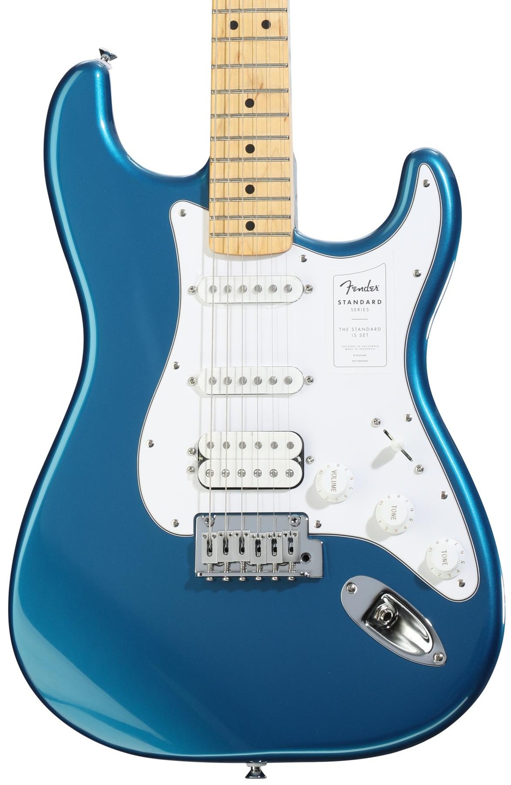 Fender Standard Stratocaster HSS Electric Guitar – Aqua Marine Meta