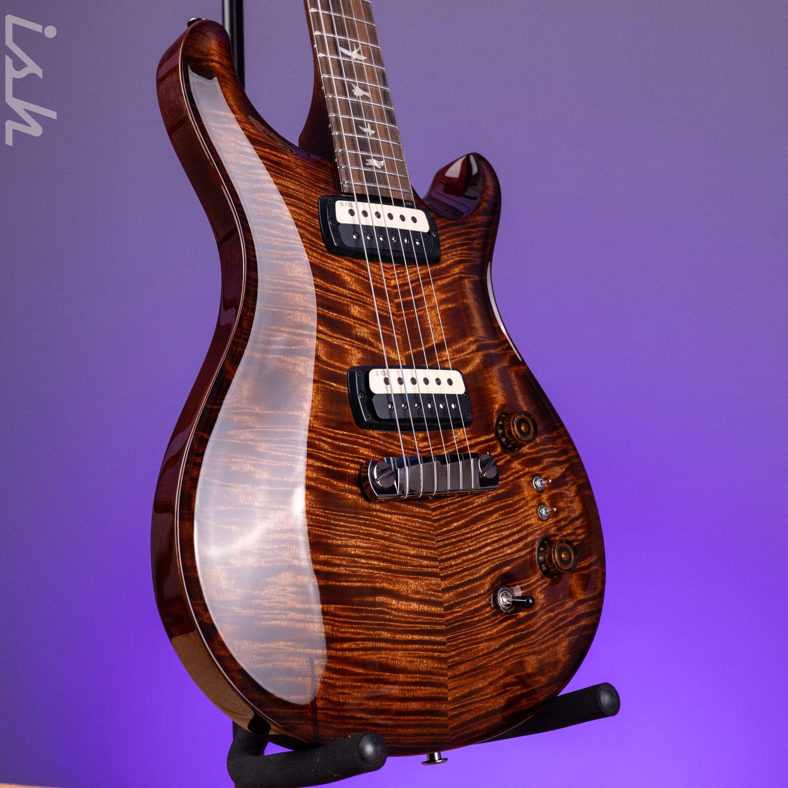 PRS Paul’s Limited Mango Top Custom Color Black Gold Smokeburst