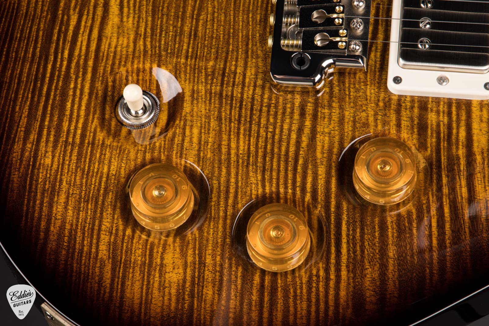 PRS DGT (David Grissom Trem) – Black Gold Wraparound Burst #403409