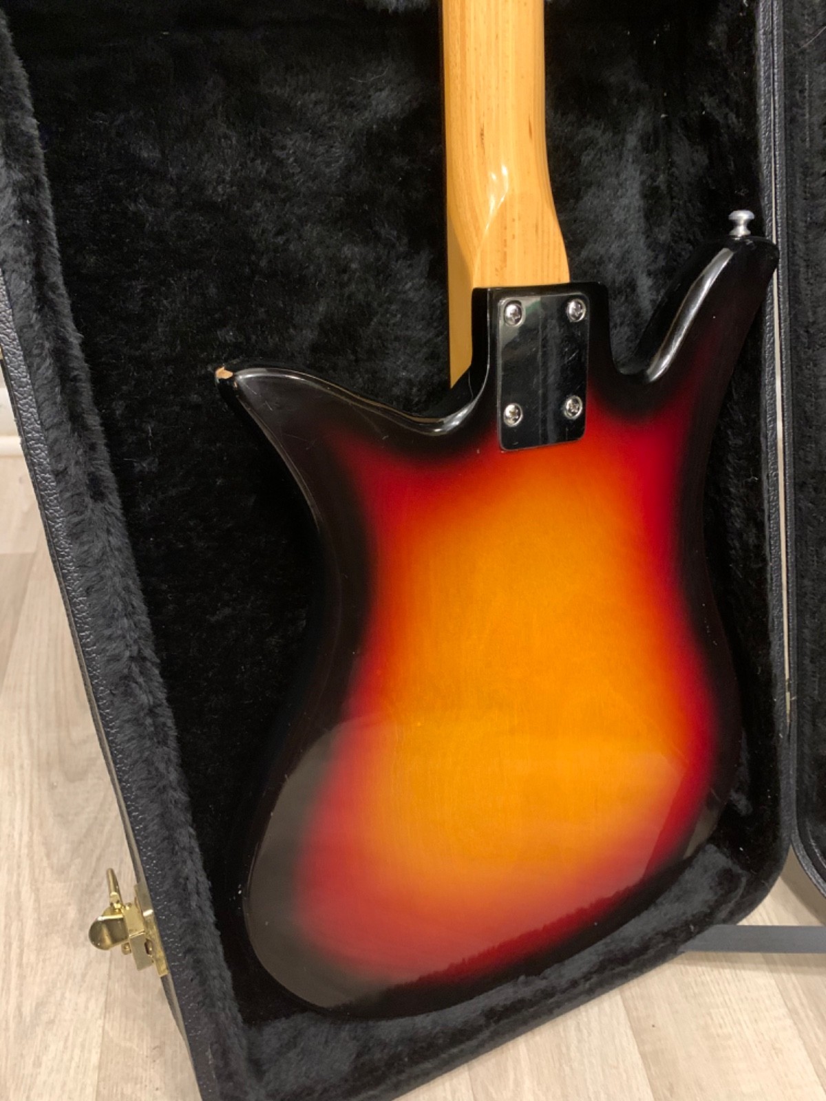 Teisco 1960s Vintage Electric Guitar Made In Japan With Case