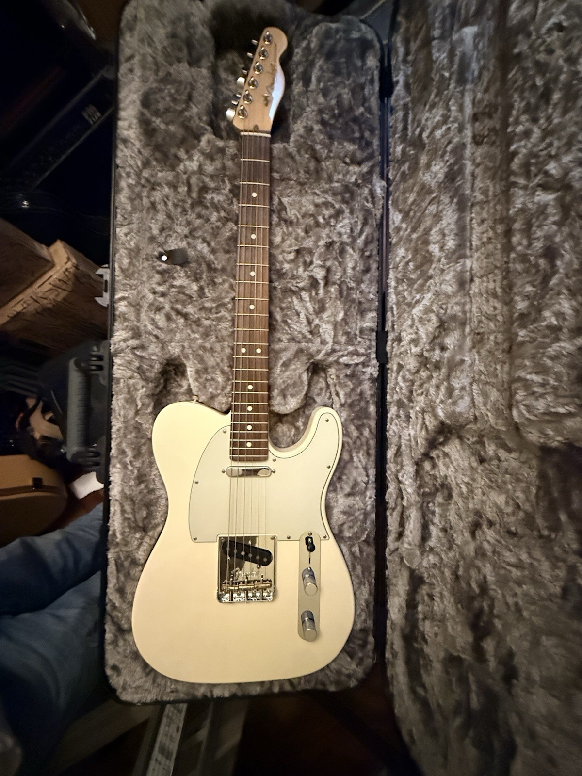 2018 Fender Pro Am Telecaster Oly.White/rosewood Fretboard flawless!!!