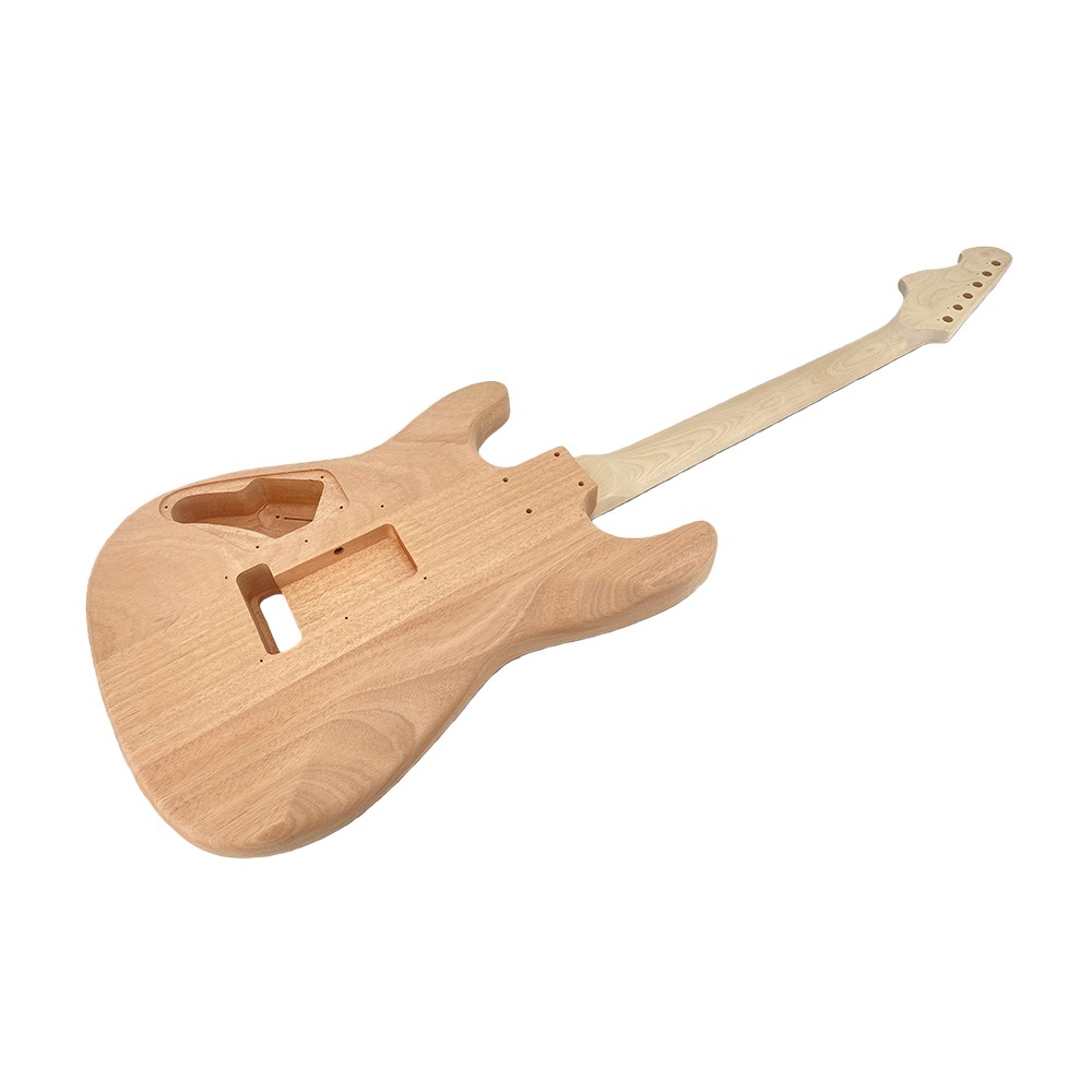 Electric Guitar Kit Mahogany DIY Guitar Kits with hardward Best Gift New