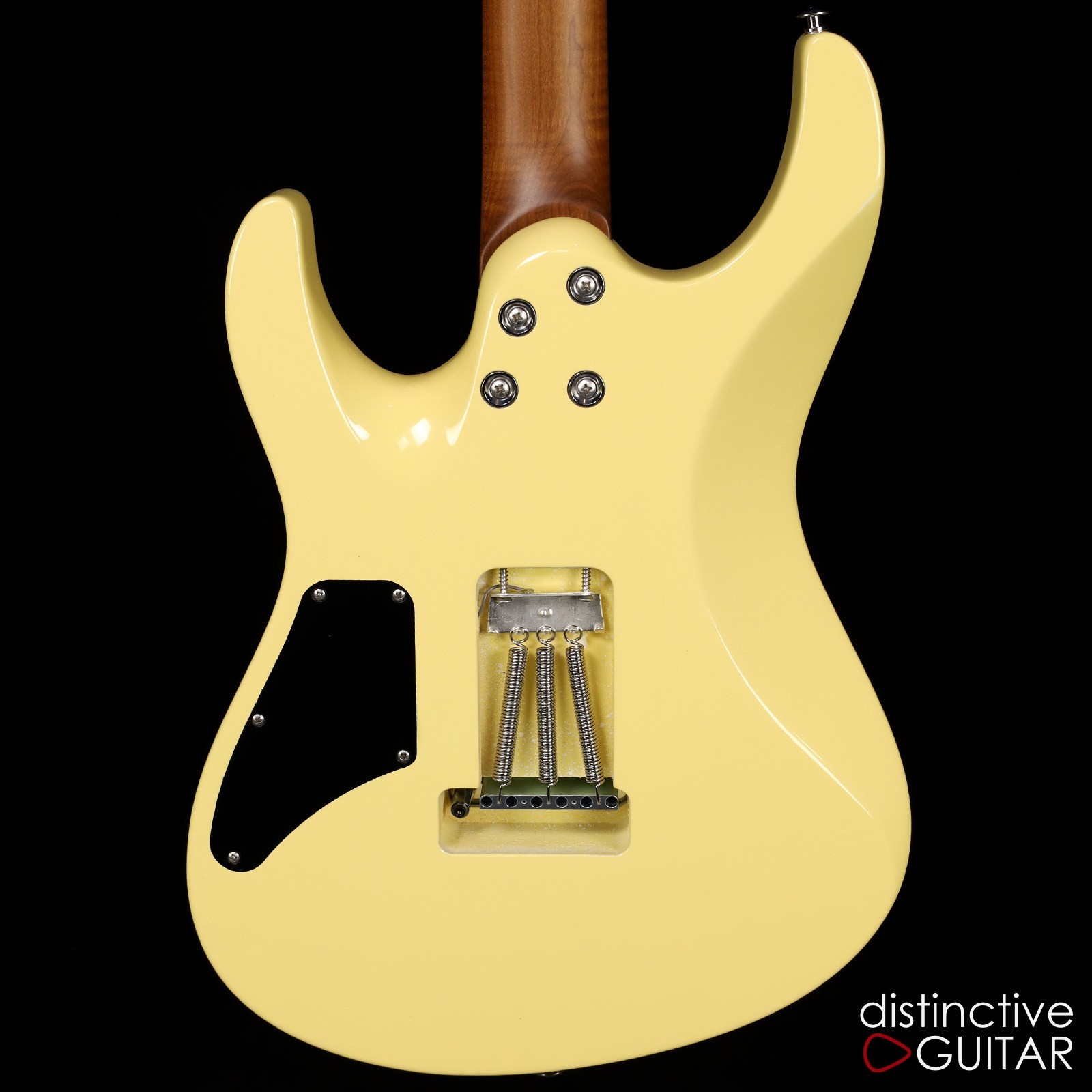 SUHR MODERN ANTIQUE LE – VINTAGE YELLOW NITRO FINISH W/ ROASTED FLAME MAPLE NECK