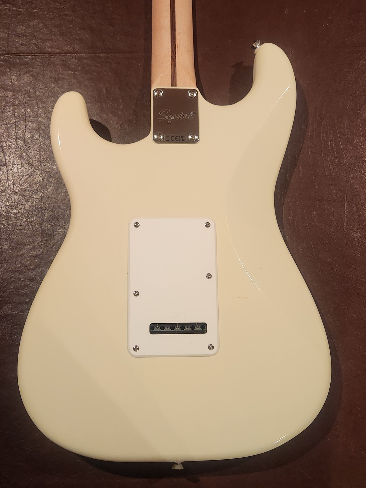 Fender Squier Affinity Stratocaster Maple Electric Guitar – Olympic White
