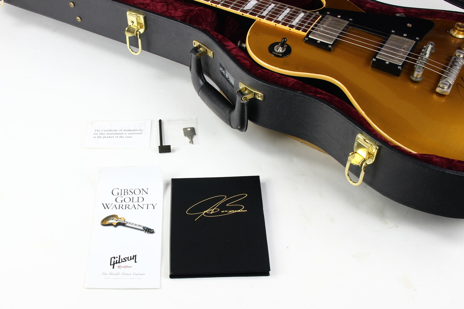 2008 Gibson Custom Shop Joe Bonamassa Les Paul Goldtop AGED & SIGNED Inspired By