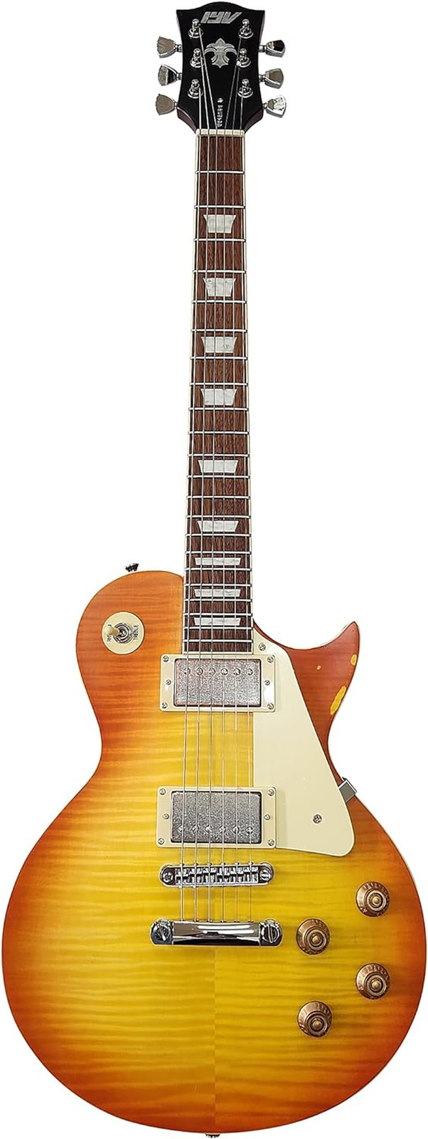 LP-Style Electric Guitar, Cherry Sunburst Relic