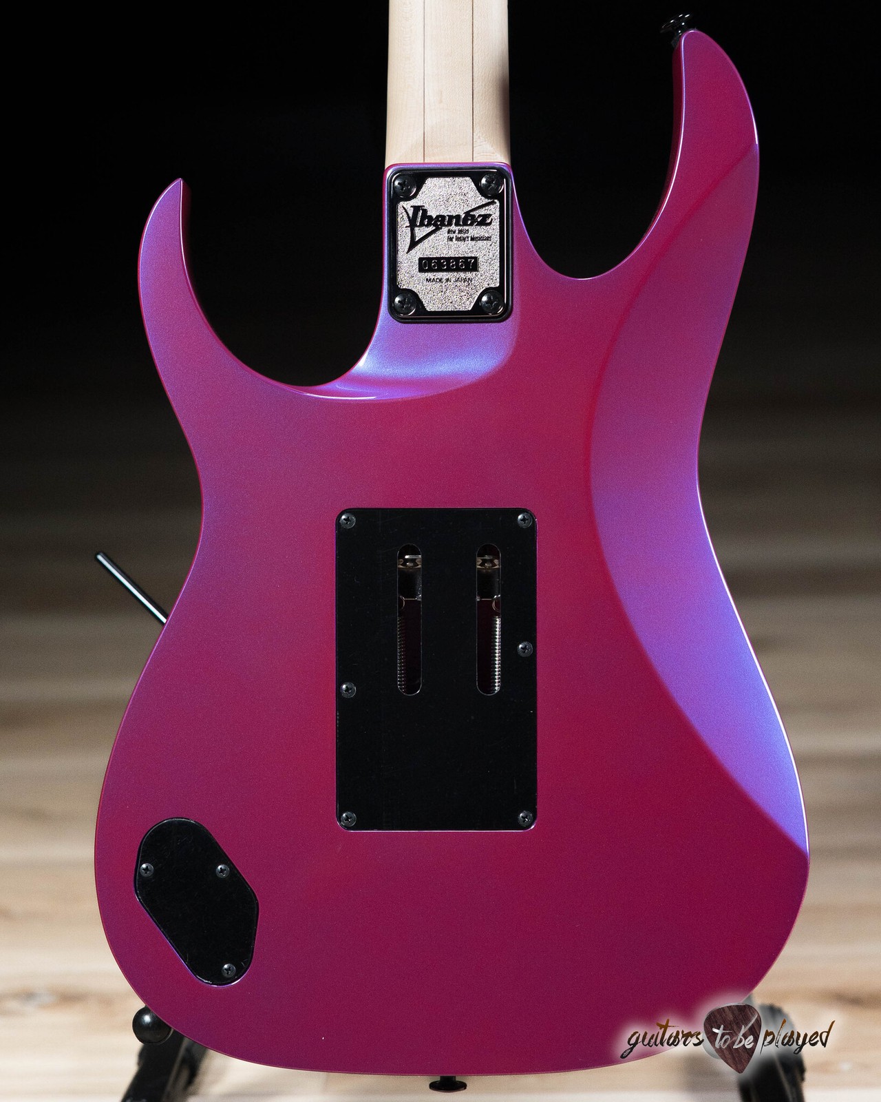 Ibanez RG550 Genesis Made-In-Japan HSH Guitar – Purple Neon