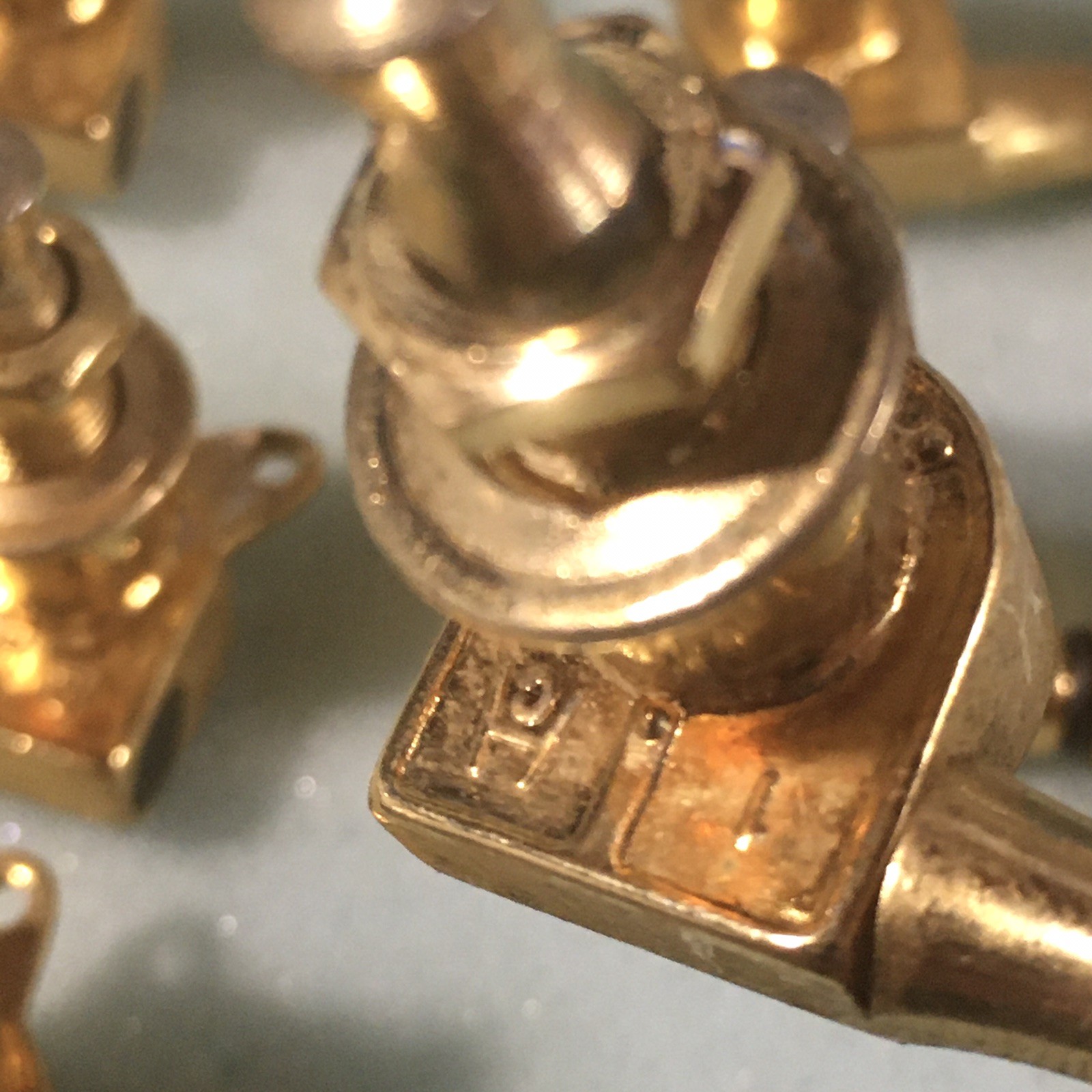 Vintage Charvel Korea Electric Bolt On Guitar Tuners 3×3 Natural Aged Gold RARE!