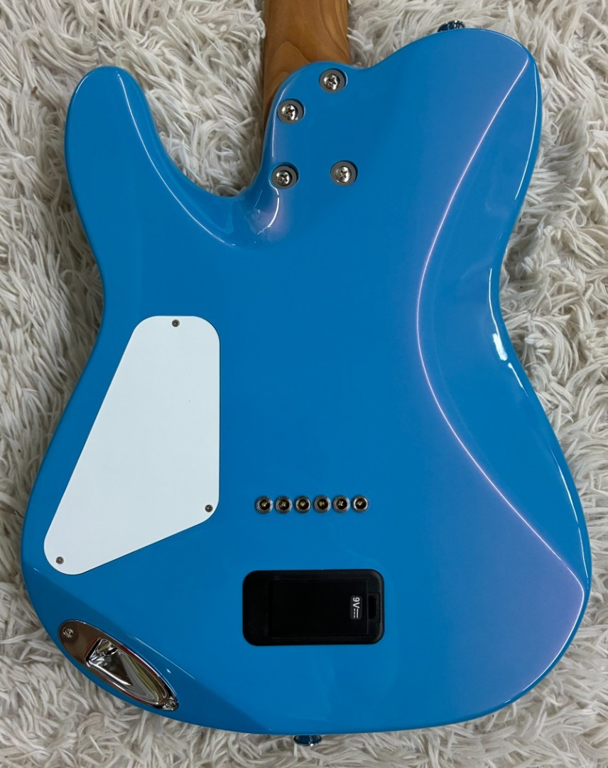 Charvel Pro-Mod So-Cal 2 24 HH HT CM, Caramelized Neck, Robin’s Egg Blue 7.10LBS