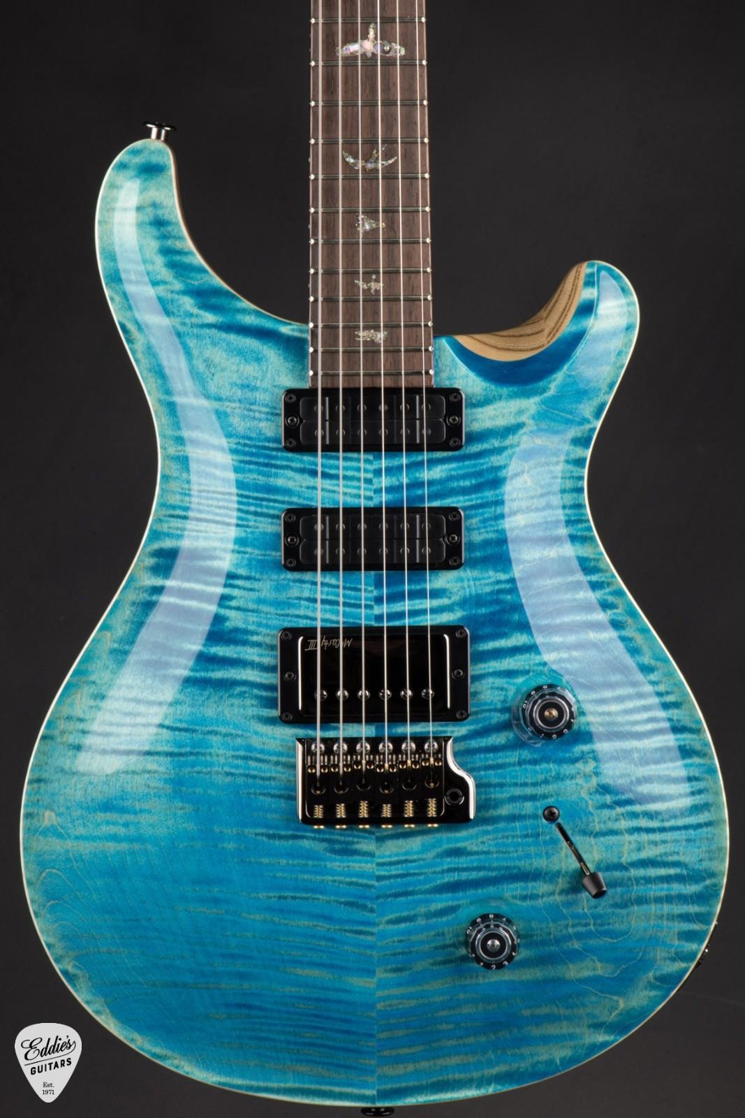 PRS Eddie’s Guitars Wood Library Studio Swamp Ash/Brazilian – Aquableux