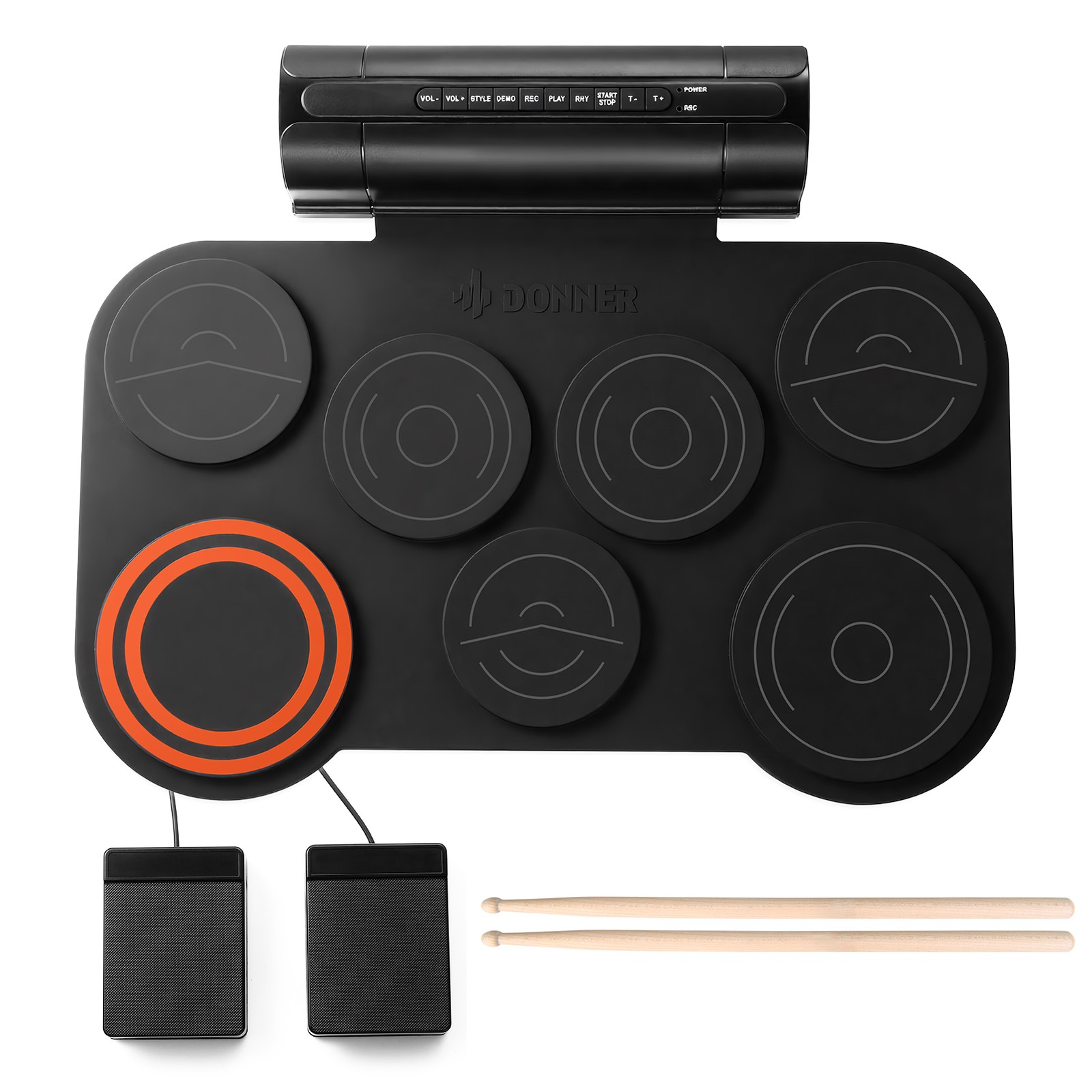 Donner Desktop Electric Drum Kit Portable