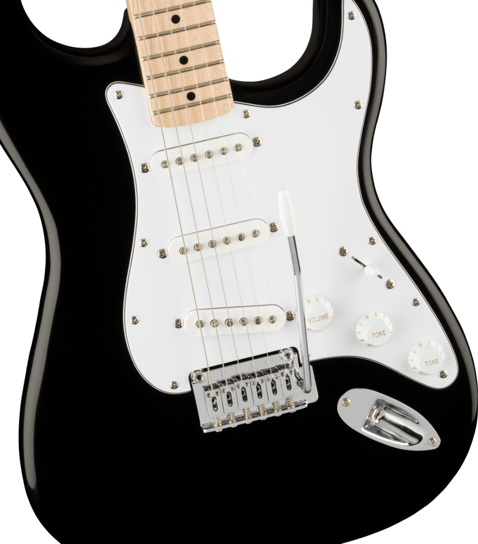 Squier by Fender Affinity Series Stratocaster Electric Guitar in Gloss Black