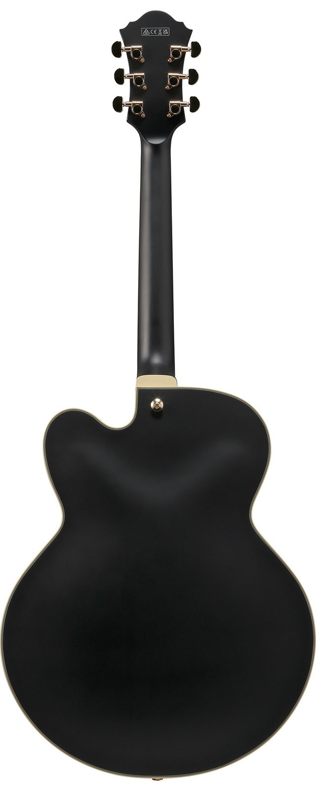 Ibanez AF75G AF Artcore Hollow Body Electric Guitar – Black Flat w/ Gig Bag