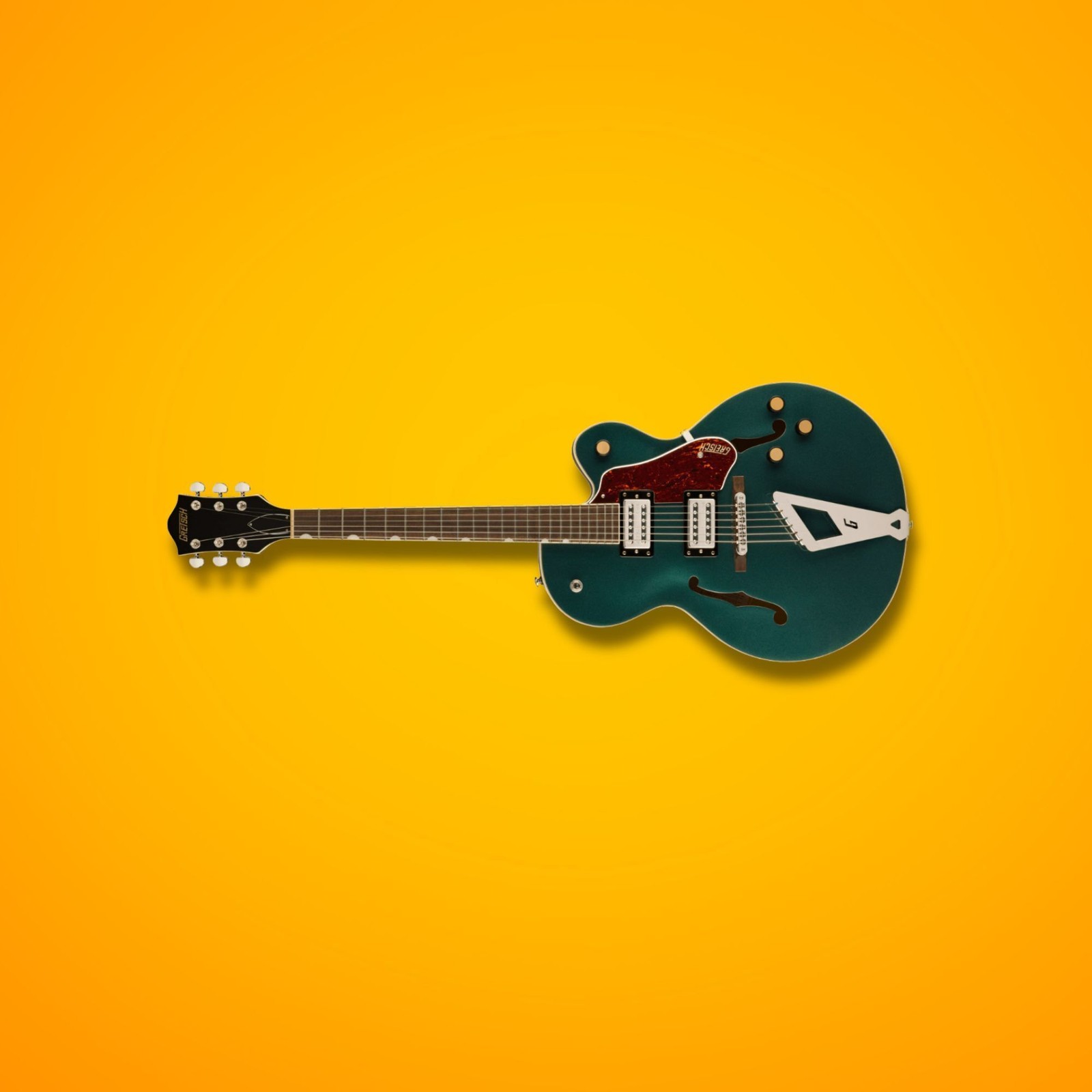 Gretsch G2420 Maple Streamliner Hollow Body Electric Guitar (Green) with Case