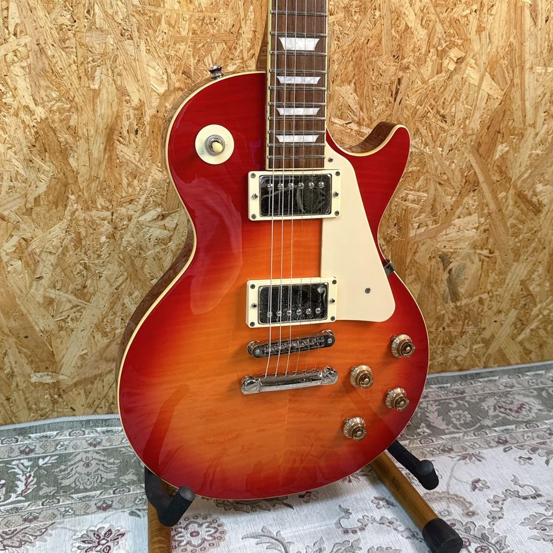 Burny Les Paul Standard Type 3.25kg Sunburst Electric Guitar Used From Japan
