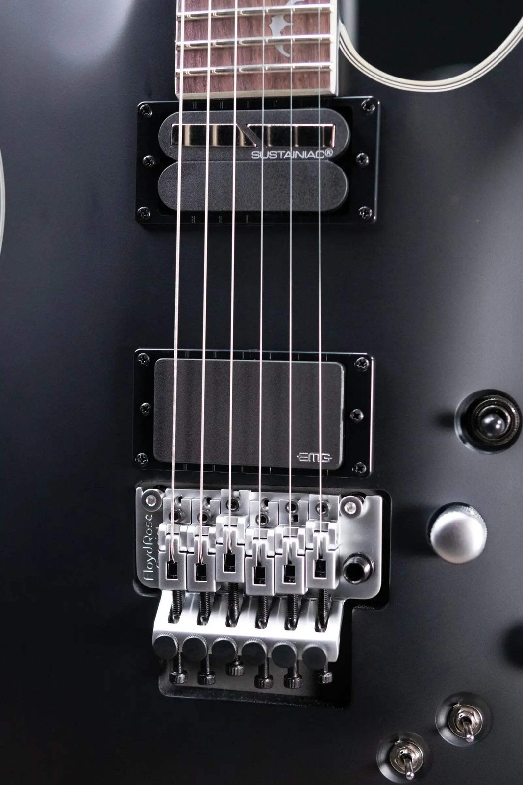 Schecter Damien Platinum-6 FR S Electric Guitar – Satin Black