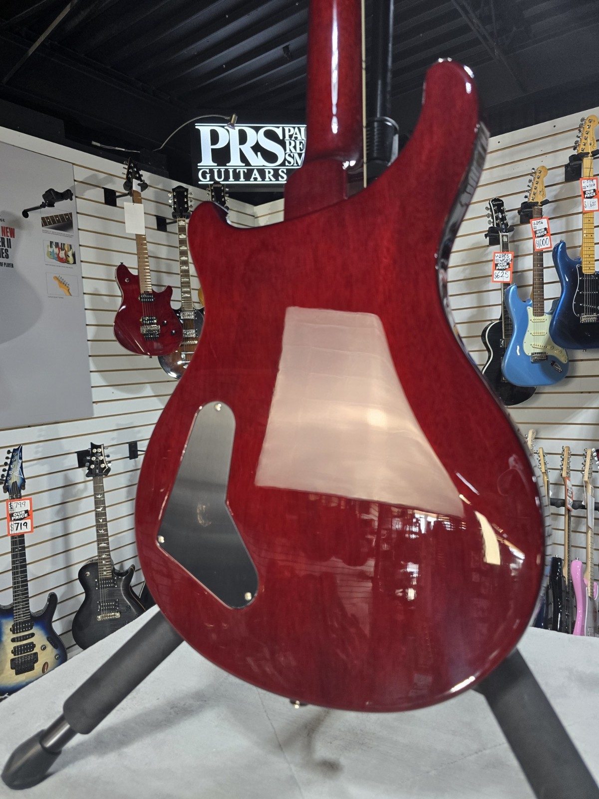 PRS McCarty Electric Guitar – Fire Red Wrap w/OHSC + FREE $299 Plek & Setup #317